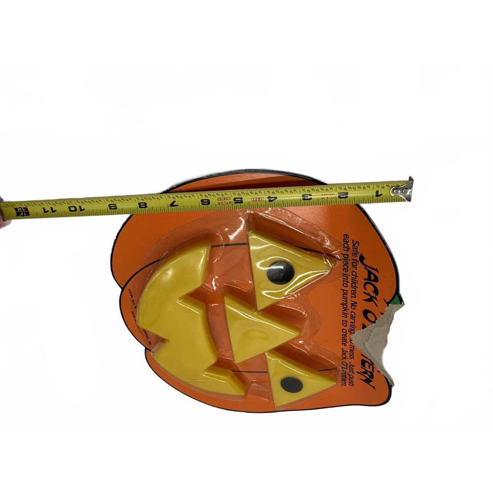 Vintage 1991 Jack O'Lantern Pumpkin Face Kit - Picture 7 of 7